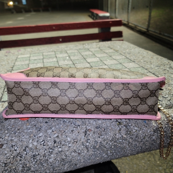 Gucci GG Supreme Interlocking  Clutch  Toiletry Crossbody Bag Authentic Vintage - Picture 14 of 16
